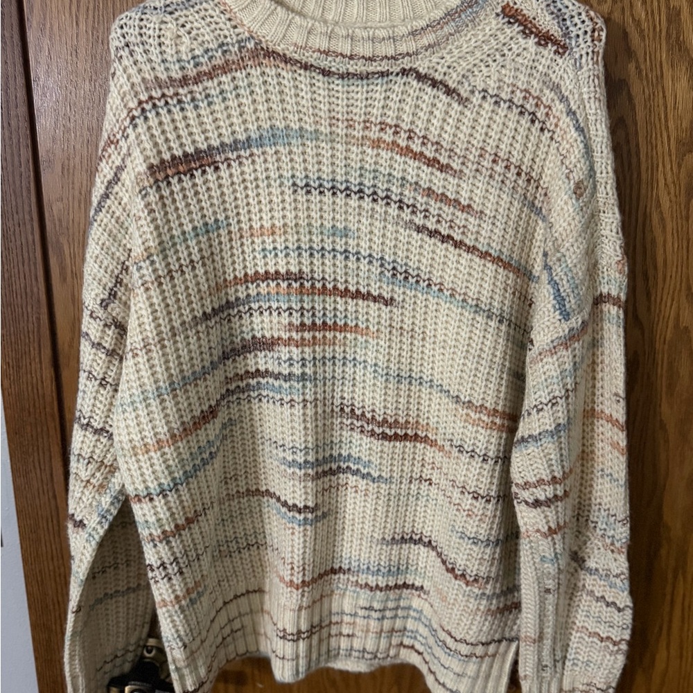 American Eagle Women's Multicolor Knit Sweater